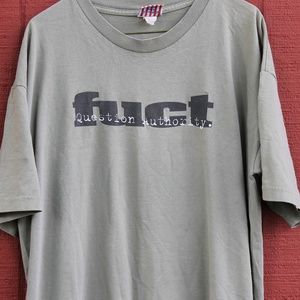 Vintage FUCT question authority shirt USA size XL
